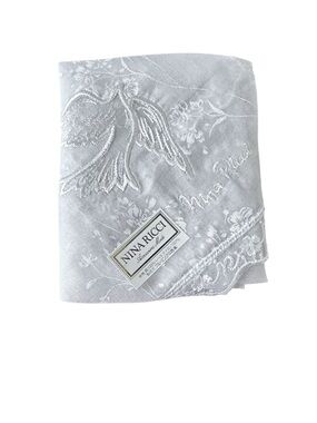Vintage Nina Ricci handkerchief or pocket square